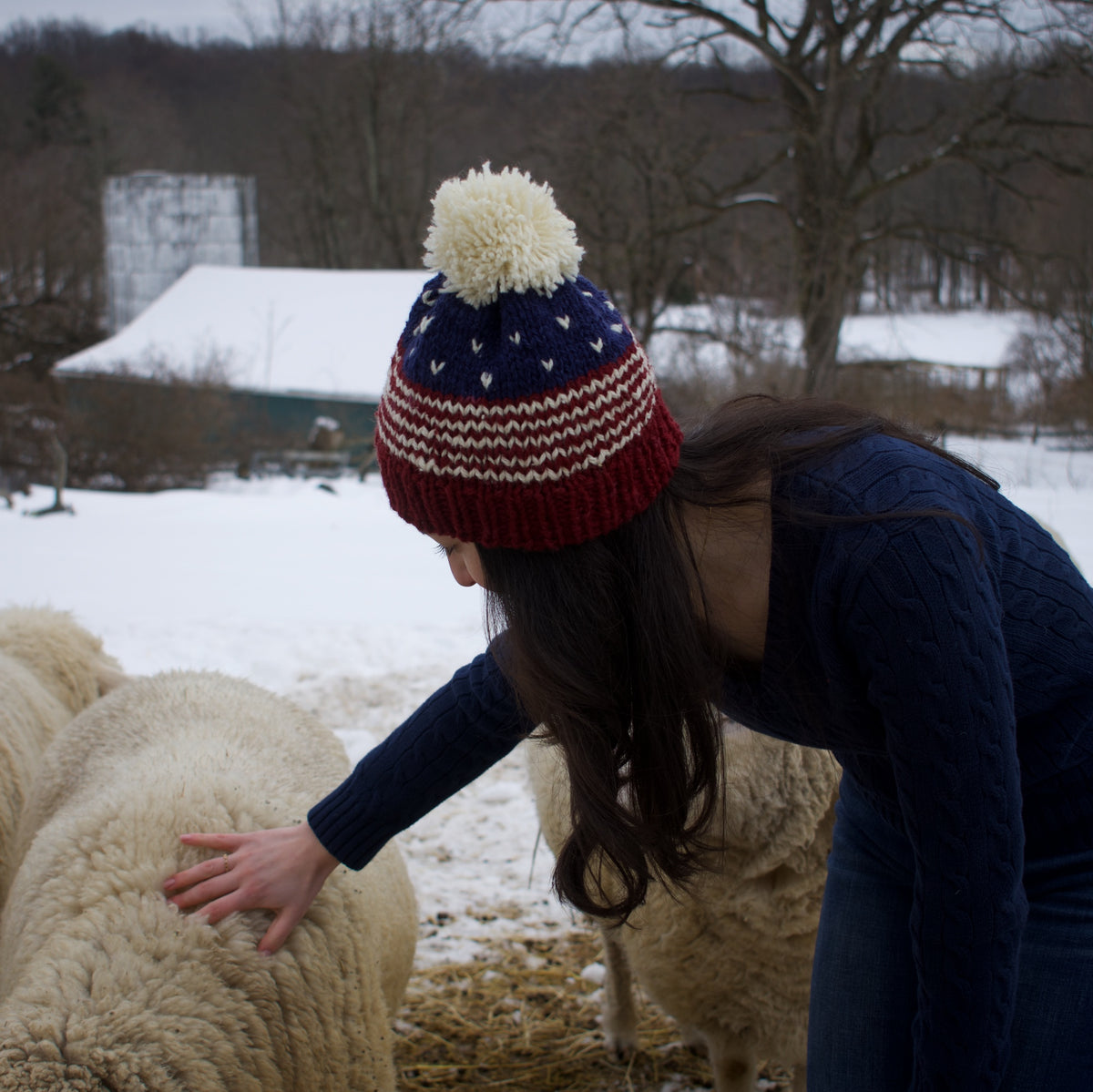 American flag best sale wool hat